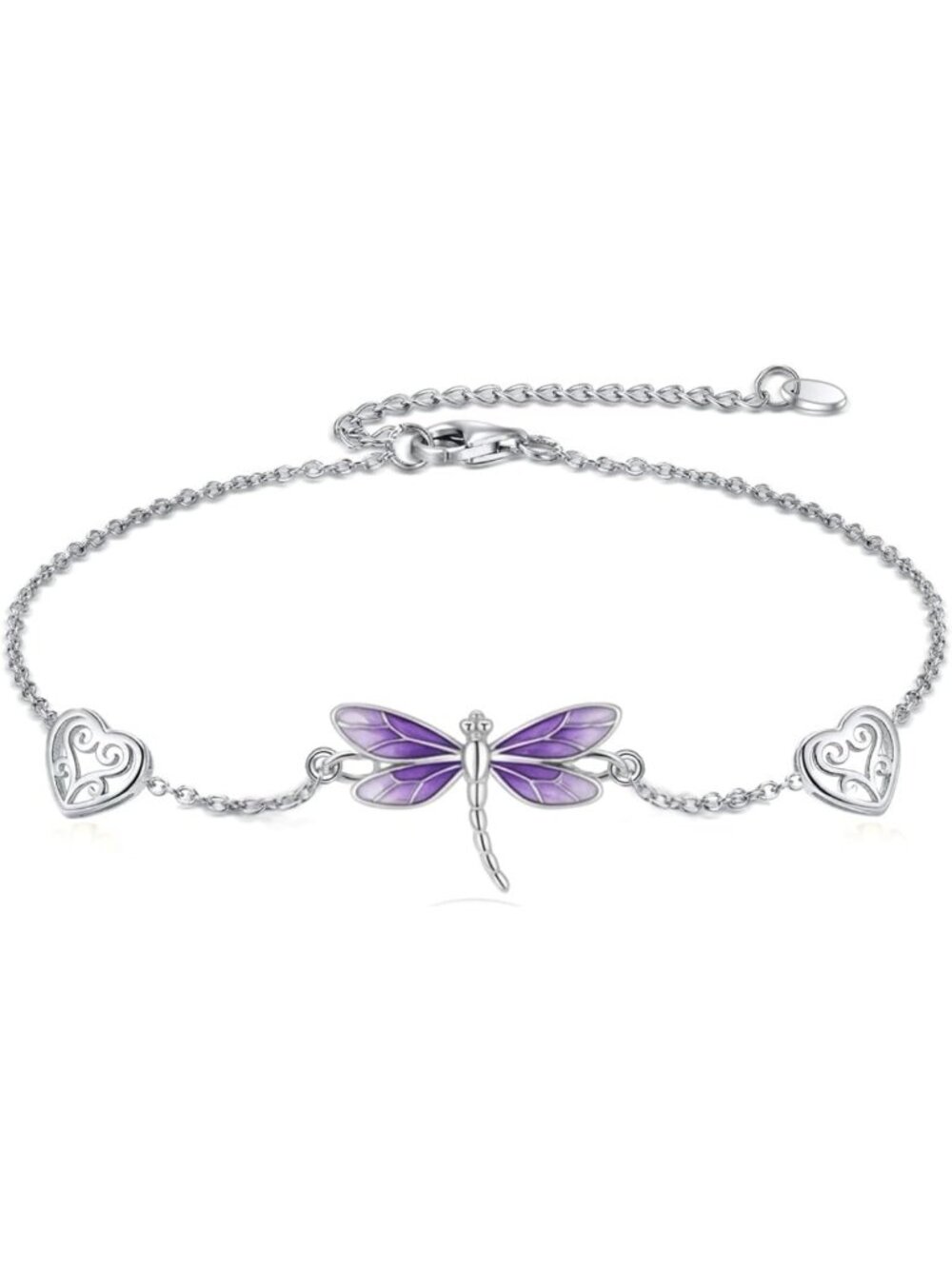 Adorable 18K White Gold Animal Bracelet for Women | Cute Animal Jewelry Gift